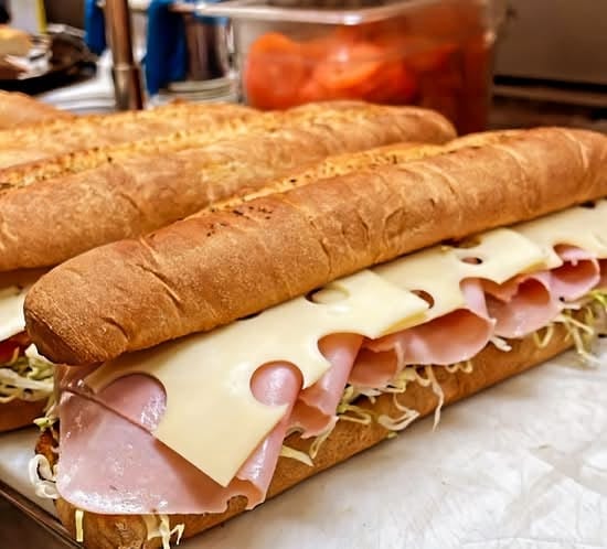 Ham & Swiss Sub.